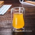 double wall glass for juice or coffee